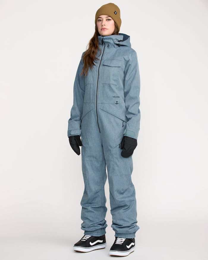 Women's Shiloh Snow Suit-Denim-Volcom