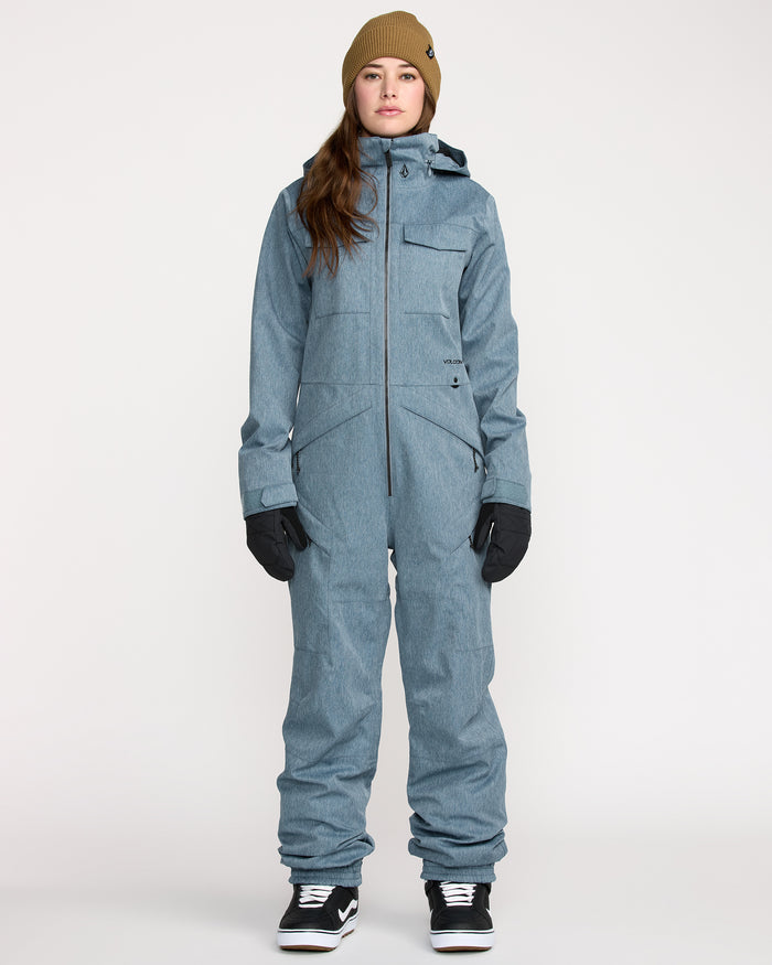 Women's Shiloh Snow Suit-Denim-Volcom