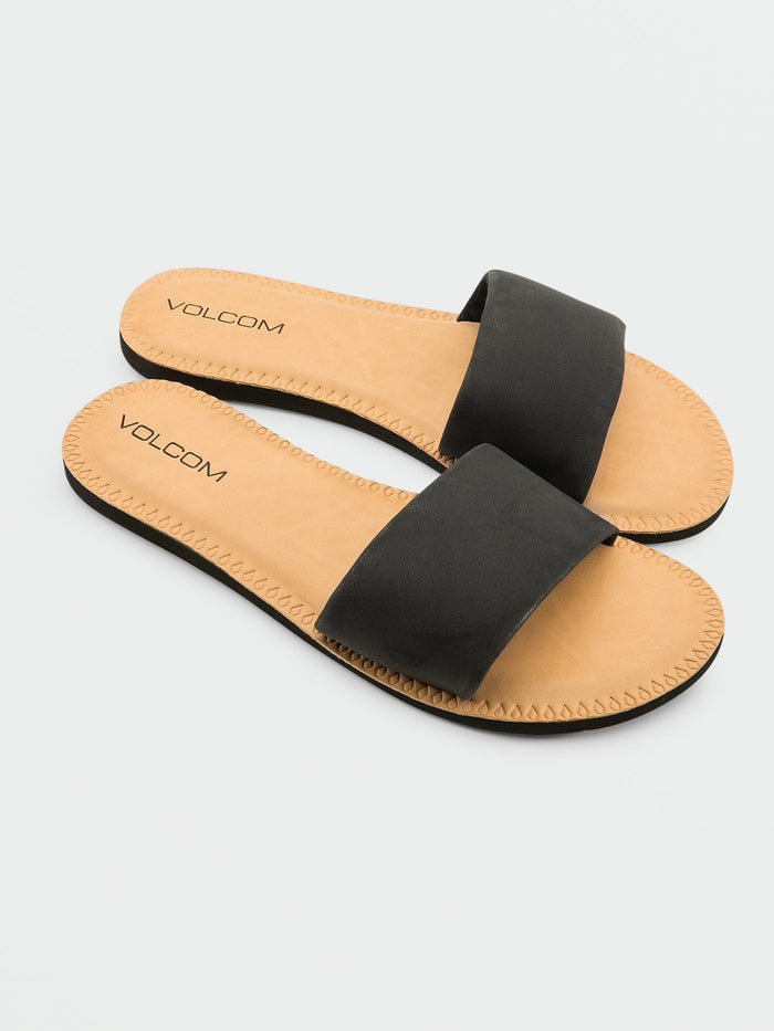 Women's Simple Slides-Black-Volcom