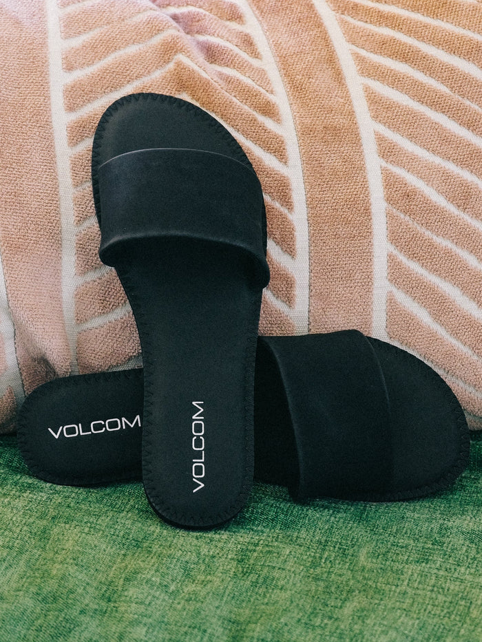 Women's Simple Slides-Black Out-Volcom