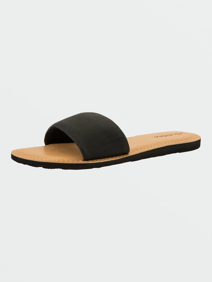 Women's Simple Slides-Black-Volcom