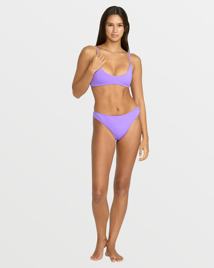 Women's Simply Seamless Cheekini Bikini Bottom-Purple Passion-Volcom
