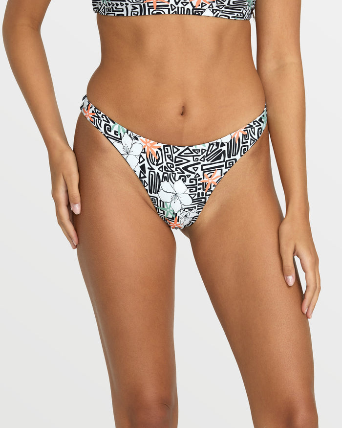 Women's Sol Rebel Tiny Bikini Bottom-Black-Volcom