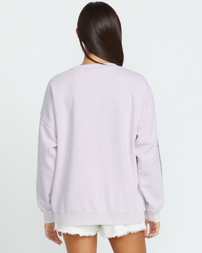Women's Stone Crew-Blurred Violet-Volcom
