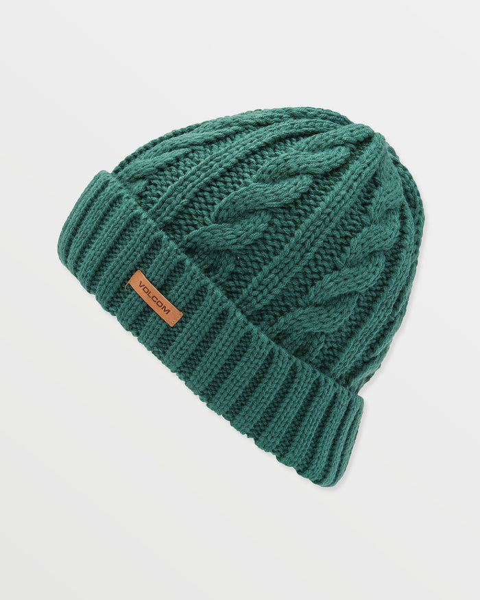 Stone Knit Beanie-Atlantic Deep-Volcom
