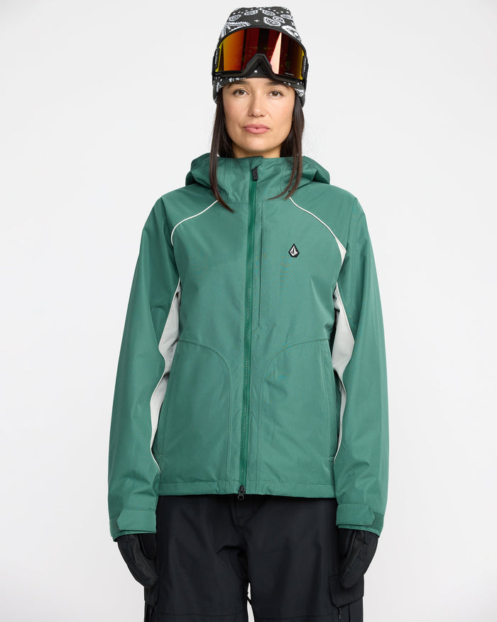 Women's Stone Smokeshow 20K Jacket-Spruce Green-Volcom