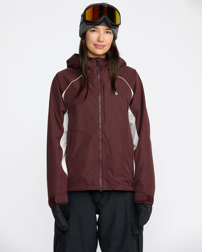 Women's Stone Smokeshow 20K Jacket-Oxblood-Volcom