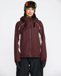 Women's Stone Smokeshow 20K Jacket-Oxblood-Volcom