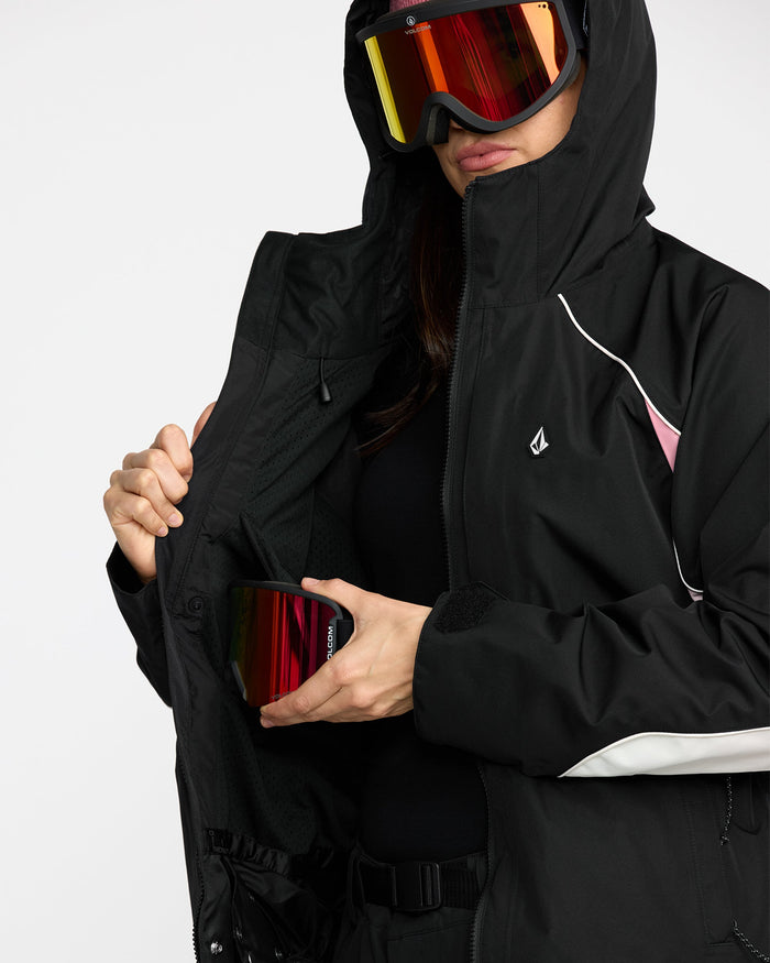Women's Stone Smokeshow 20K Jacket-Black-Volcom