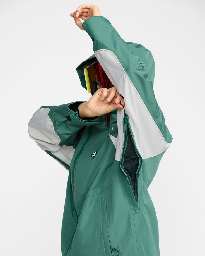 Women's Stone Smokeshow 20K Jacket-Spruce Green-Volcom