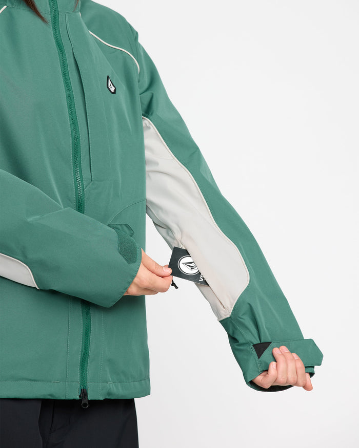Women's Stone Smokeshow 20K Jacket-Spruce Green-Volcom