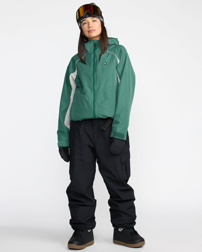 Volcom Women's Stone Smokeshow 20K Jacket Spruce Green