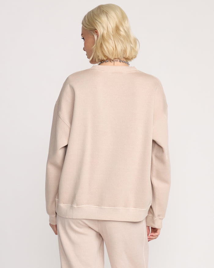 Women's Stone Soft Crew-Khakiest-Volcom