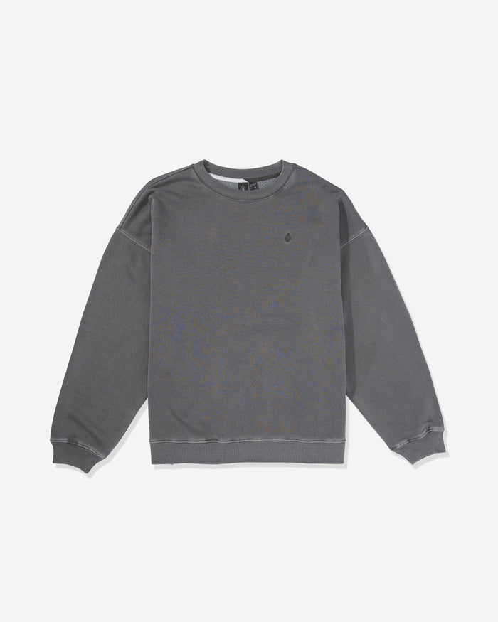 Volcom Women's Stone Soft Crew Charcoal