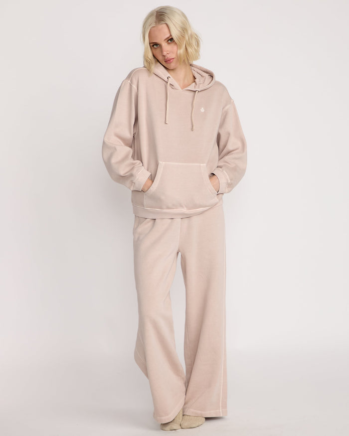 Women's Stone Soft Hoodie-Khakiest-Volcom