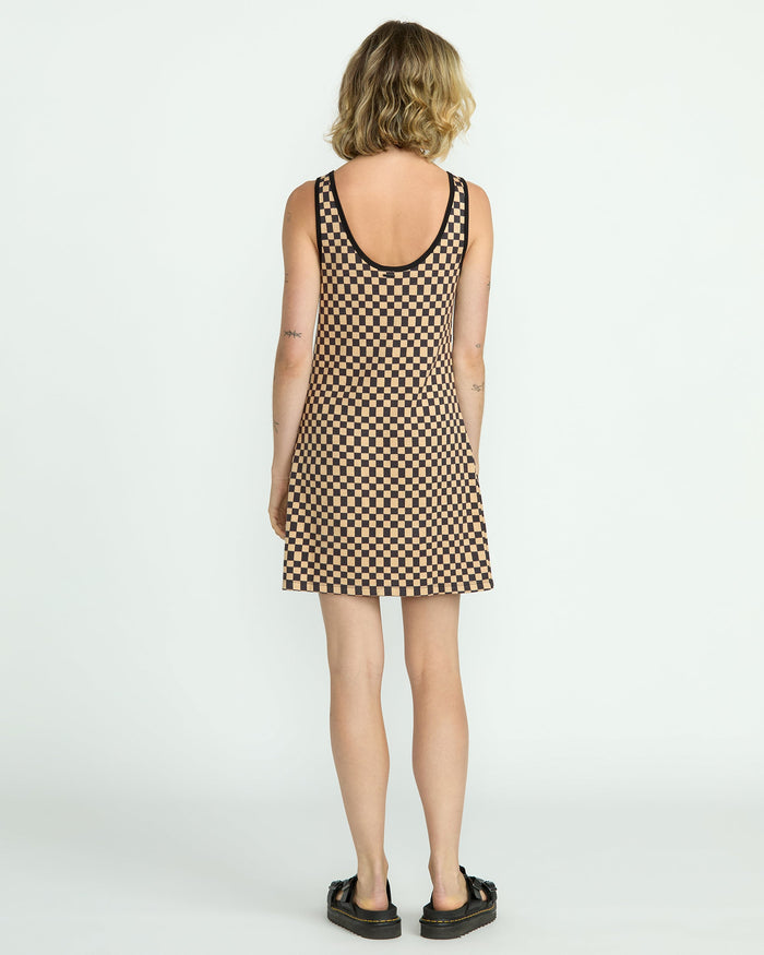 Women's Stoneway Dress-Vintage Black-Volcom