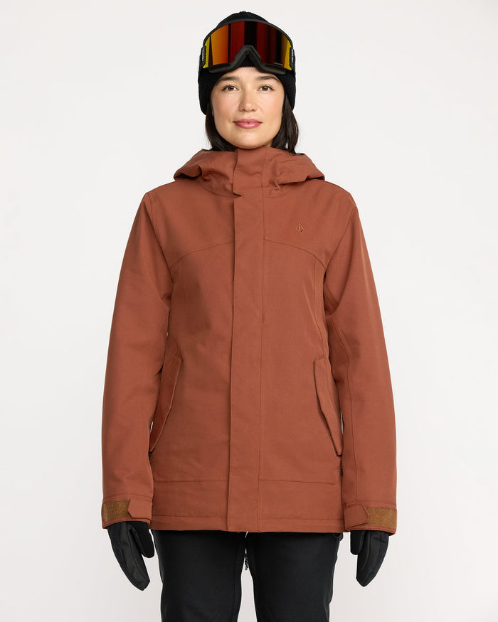 Women's Stoney Shadow Insulated Jacket-Henna-Volcom
