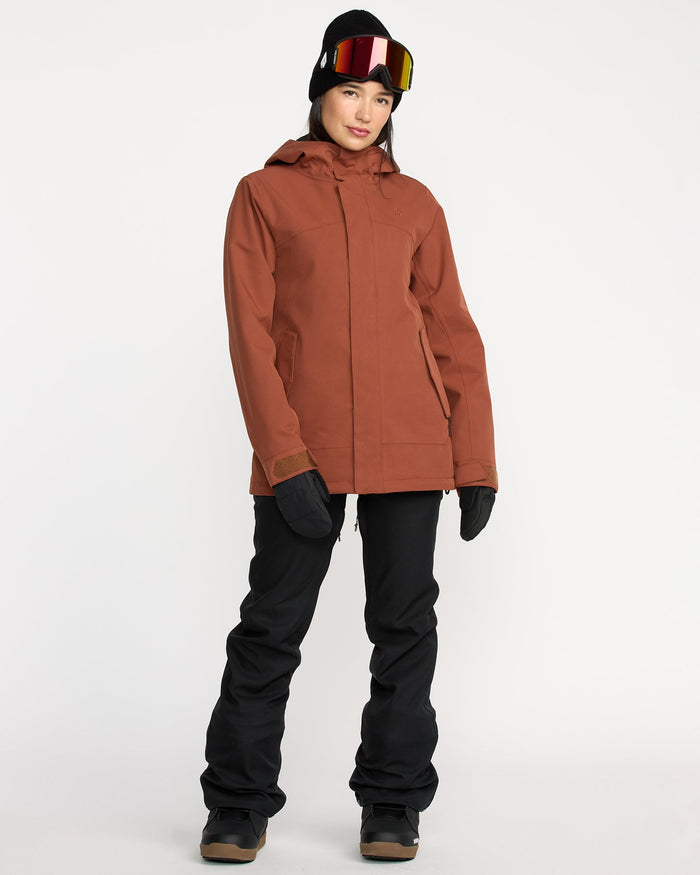 Volcom Women's Stoney Shadow Insulated Jacket Henna