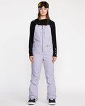 Women's Swift Bib Overall-Lavender Aura-Volcom