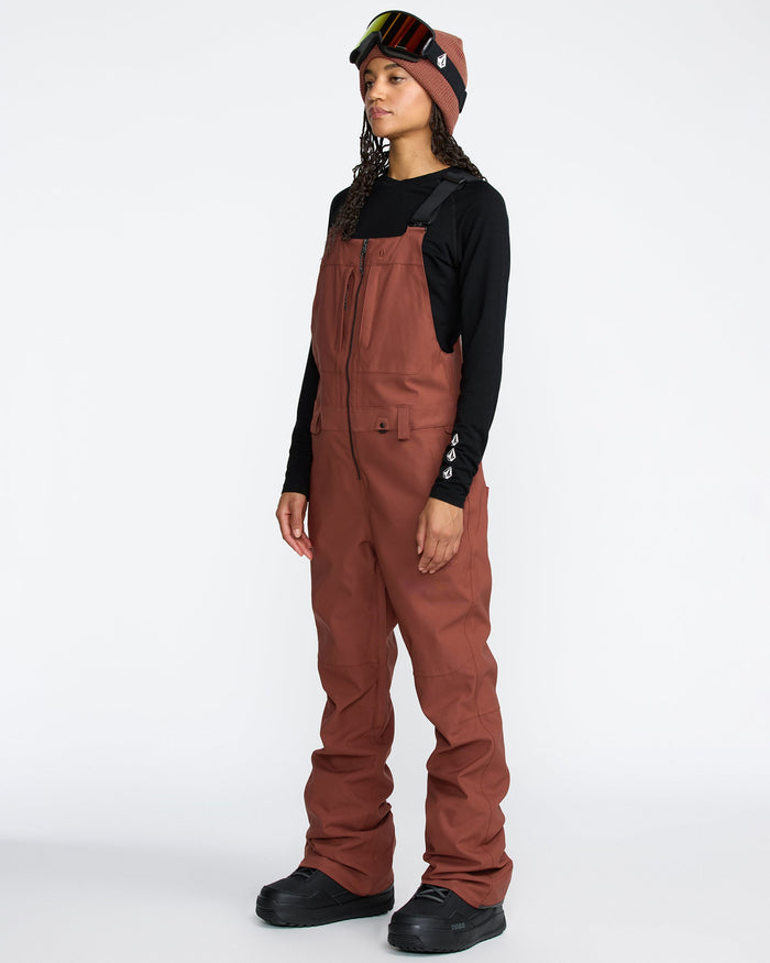 Women's Swift Bib Overall-Henna-Volcom