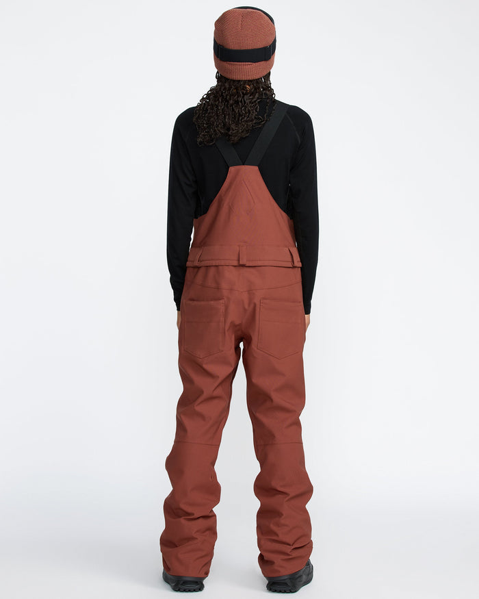 Women's Swift Bib Overall-Henna-Volcom