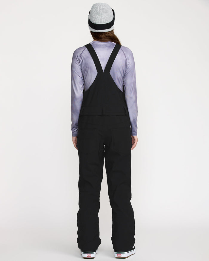 Women's Swift Bib Overall-Black-Volcom