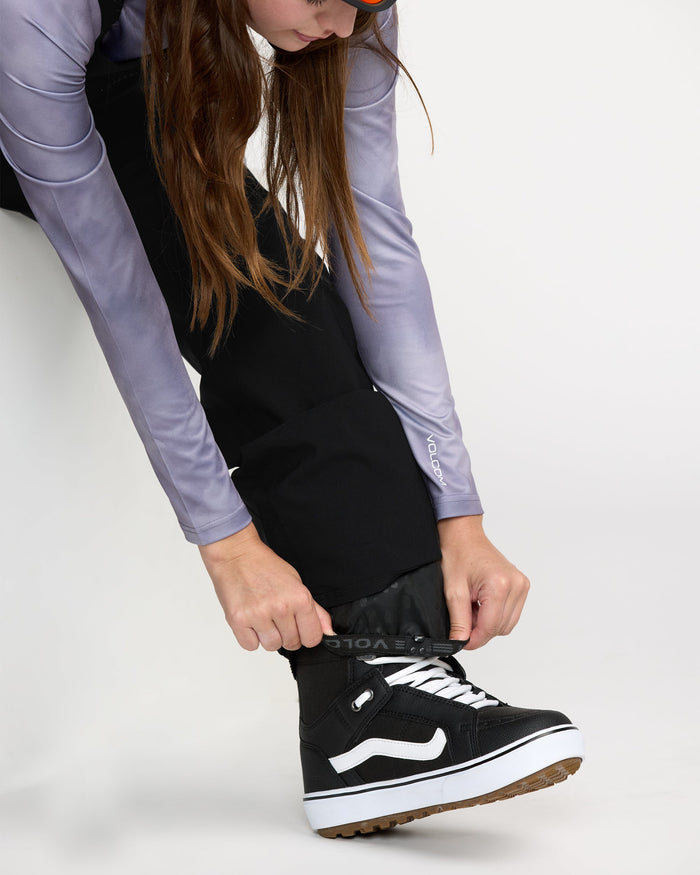 Women's Swift Bib Overall-Black-Volcom