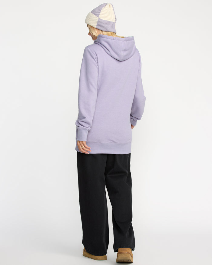 Women's Tower Pullover Fleece-Lavender Aura-Volcom