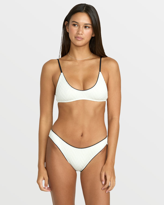 Women's V Baby V Bottom Bikini Bottom-Star White-Volcom