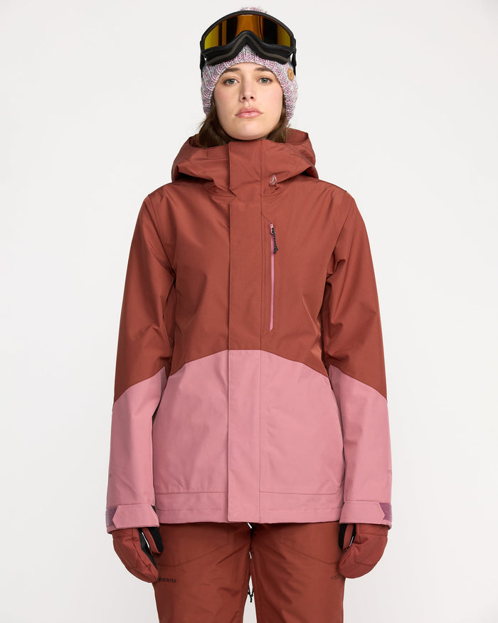 Women's V.Co Tech Eras Gore-Tex Insulated Jacket-Henna-Volcom