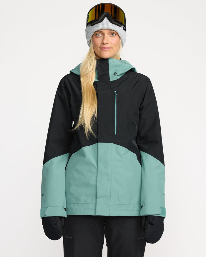 Women's V.Co Tech Eras Gore-Tex Insulated Jacket-Arctic Blue-Volcom