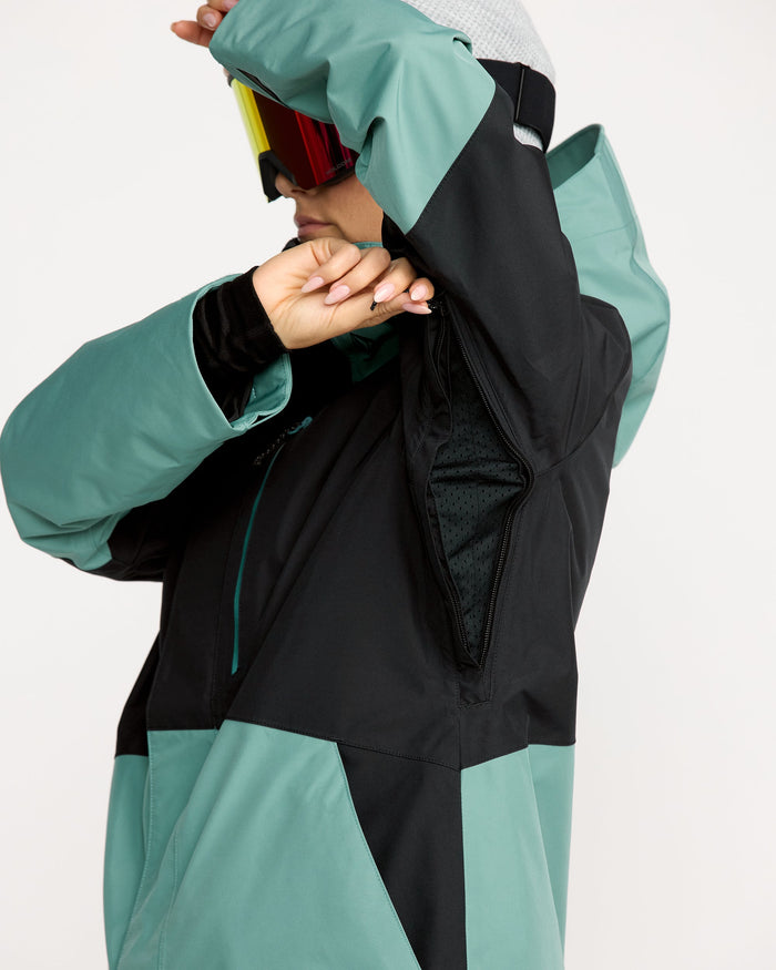 Women's V.Co Tech Eras Gore-Tex Insulated Jacket-Arctic Blue-Volcom