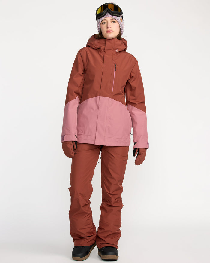 Volcom Women's V.Co Tech Eras Gore-Tex Insulated Jacket Henna