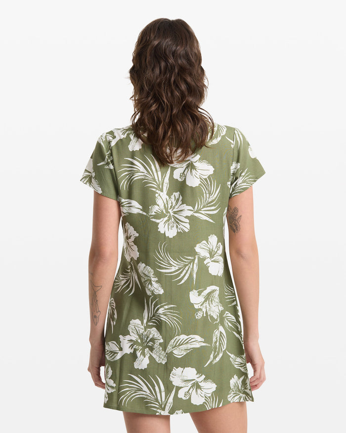 Women's Vroom Service Dress-Moss Stone-Volcom