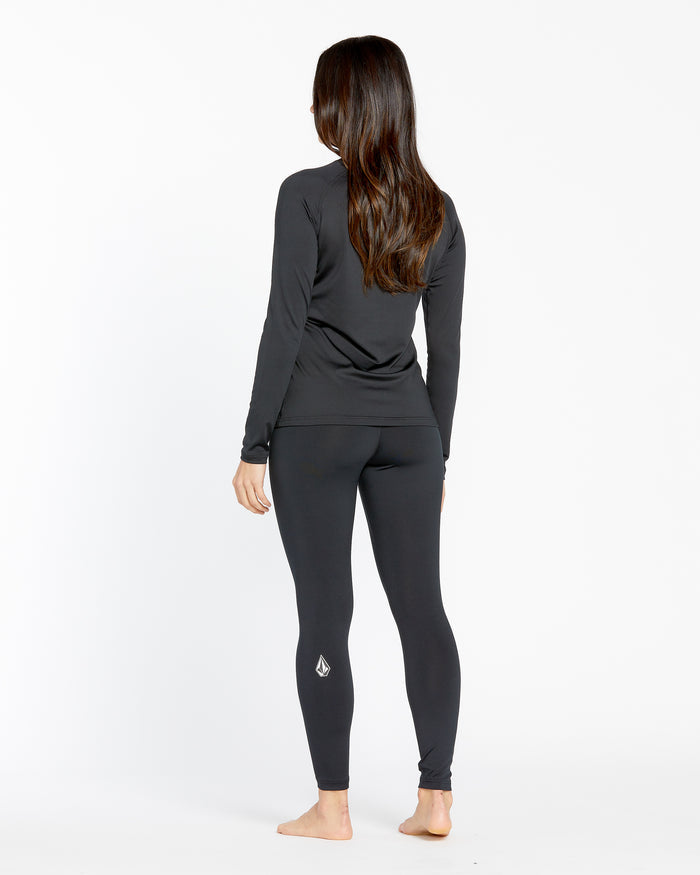 Women's W V-Science Crew-Black-Volcom