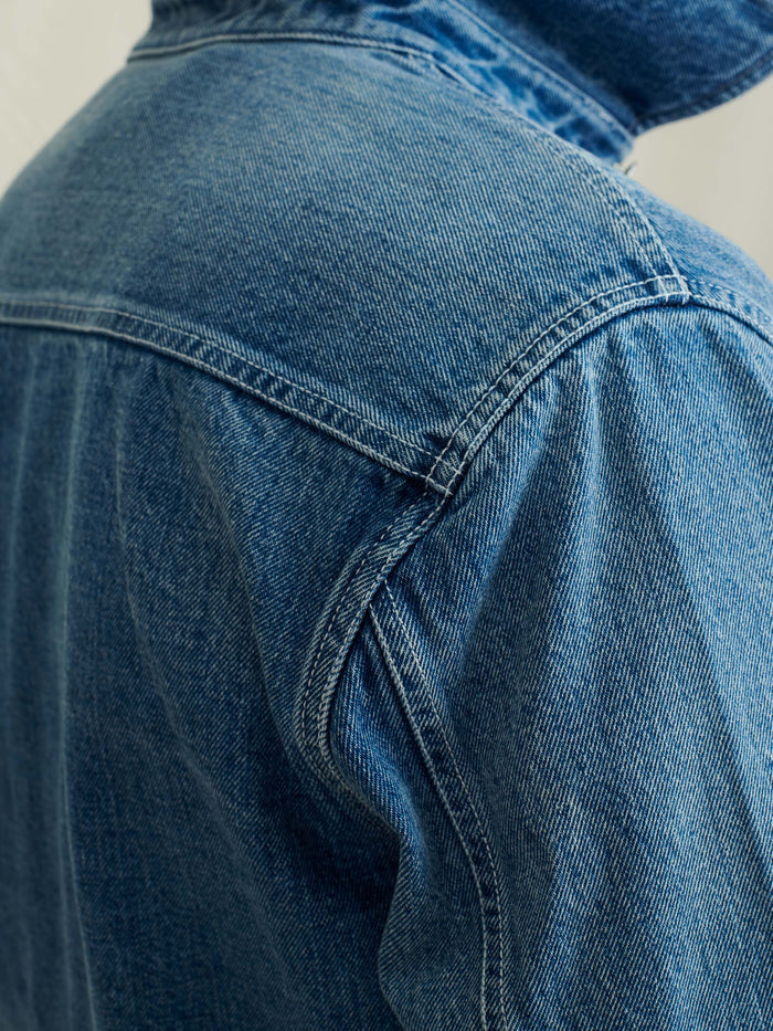Work Jacket In Vintage Wash Denim