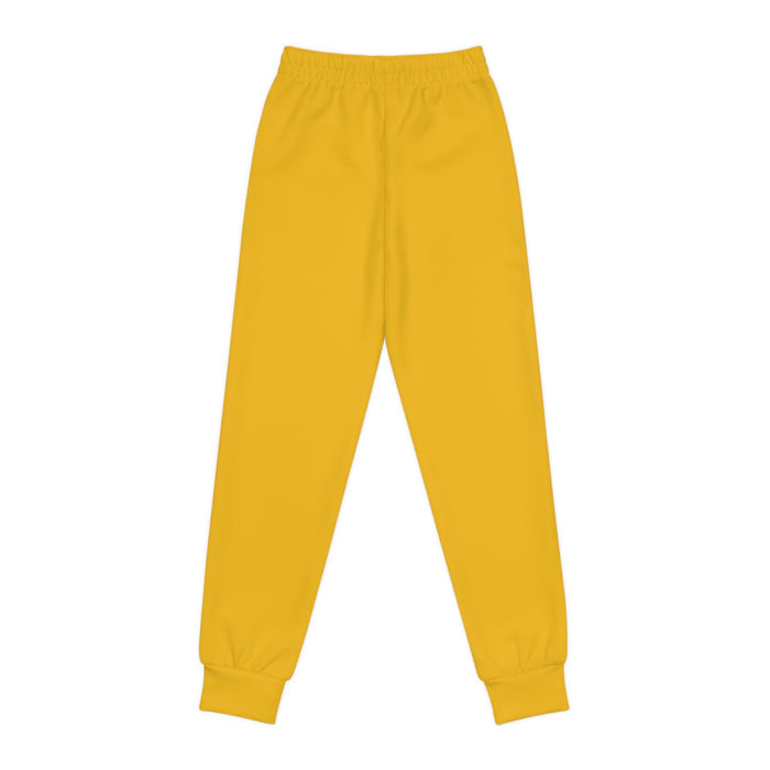 Yellow Youth Joggers with 314 Originals Side Graphic — Kids Athletic Sweatpants - 314 Originals