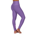 Light Purple Yoga Leggings — High-Waisted Leggings with Pink “Originals” Side Script - 314 Originals