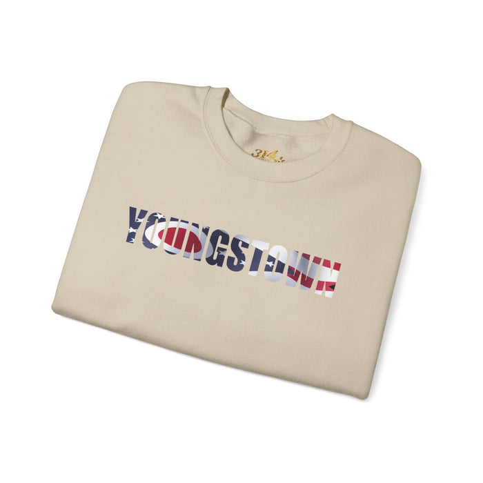 Ohio Flag Crewneck Sweatshirt — Youngstown Ohio State Pride Pullover - 314 Originals