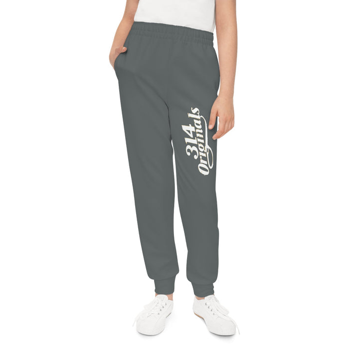 Youth Joggers with 314 Originals Side Graphic — Kids Athletic Sweatpants - 314 Originals