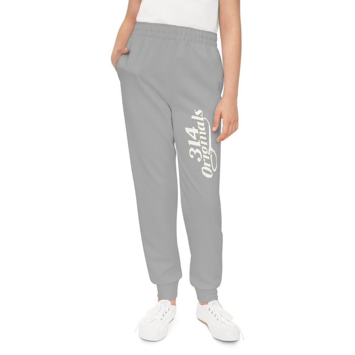 Youth Joggers with 314 Originals Side Graphic — Kids Athletic Sweatpants - 314 Originals