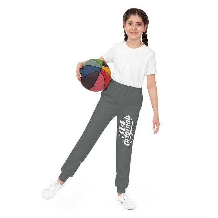 Youth Joggers with 314 Originals Side Graphic — Kids Athletic Sweatpants - 314 Originals