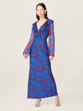 Yvette Dress in Wild Fern Print