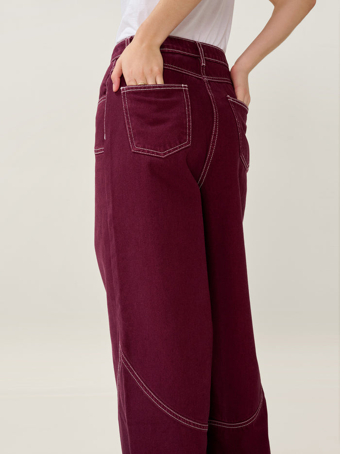 Zola Jean in Burgundy