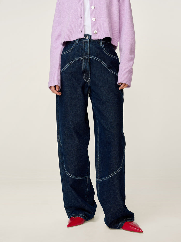 Zola Jean in Dark Indigo Wash