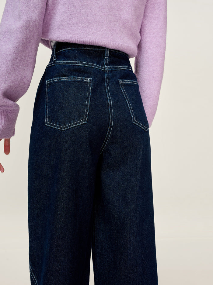 Zola Jean in Dark Indigo Wash