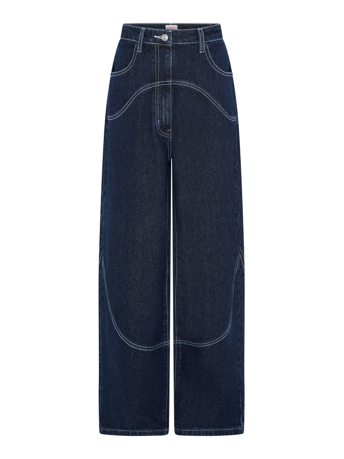 Zola Jean in Dark Indigo Wash